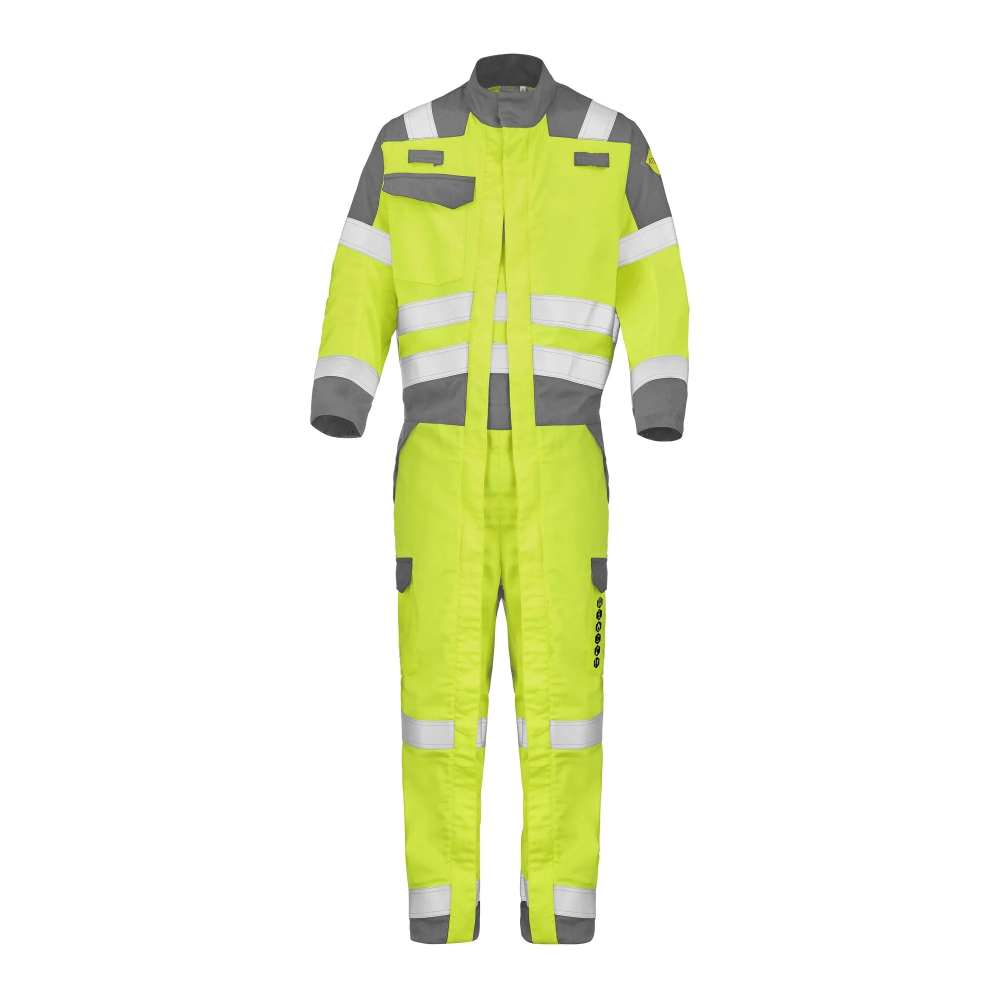 COMBINAISON 2 ZIP ATEX HV 320 XP NEVADO JAUNE FLUO/GRIS ACIER CEPOVETT - 22-9J72-3004-706