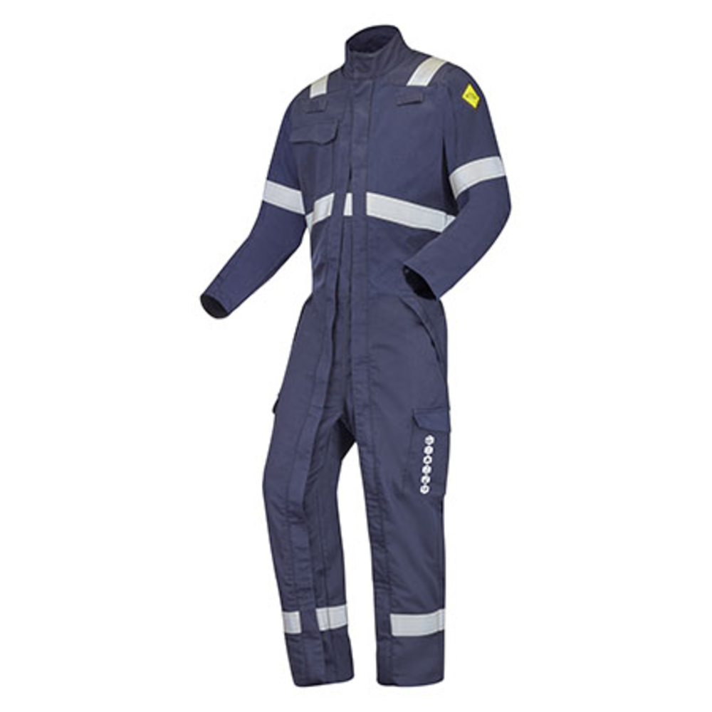 COMBINAISON 2 ZIP ATEX REFLECT 320 XP OUKA BLEU MARINE MULTIRISQUES CEPOVETT - 22-9J83-3004-1