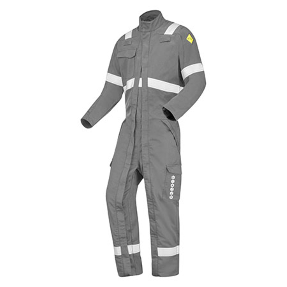 COMBINAISON 2 ZIP ATEX REFLECT 320 XP OUKA GRIS ACIER MULTIRISQUES CEPOVETT - 22-9J83-3004-6