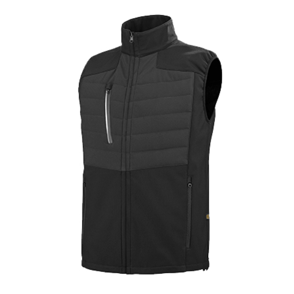 GILET MATELASSE PIRIN GRIS CHARCOAL/NOIR CEPOVETT - 22-9M12-3041-657