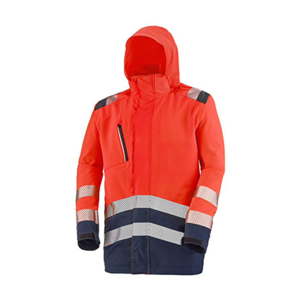 PARKA COQUE HV IRMA ROUGE FLUO / NAVY CEPOVETT - 22-9P20-3038-6702
