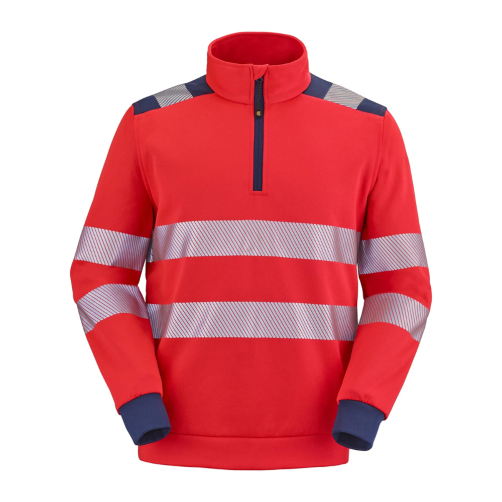 SWEAT HV ROUGE FLUO/BLEU MARINE SAFE XP JACKHAMMER CEPOVETT - 22-9S10-2002