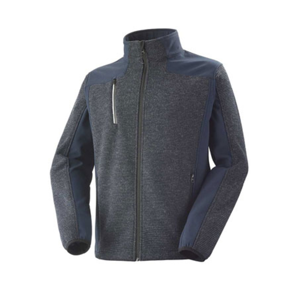 PULL ZIPPE CHAMPOLEON BLEU CHINE / NOIR CEPOVETT - 22-9S13-3046-2542