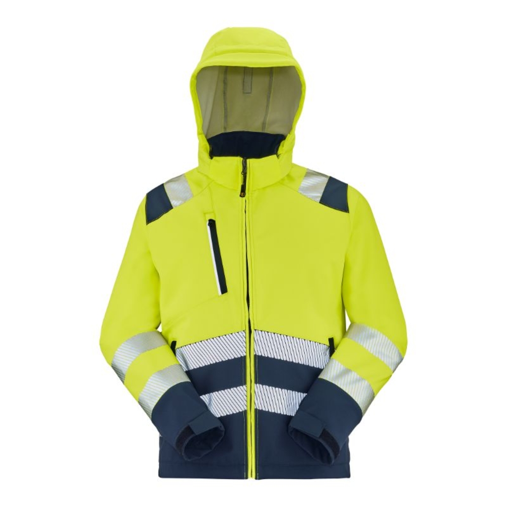 VESTE SOFTSHELL TATRAS XP JAUNE FLUO / BLEU MARINE - CEPOVETT - 22-9S22PI-727
