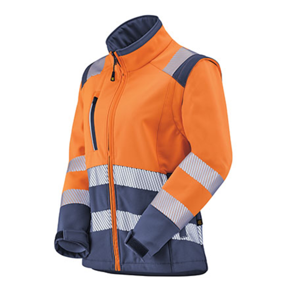 SOFTSHELL HV FEMME TIAN ORANGE FLUO / NAVY CEPOVETT - 22-9S30-3042-1801
