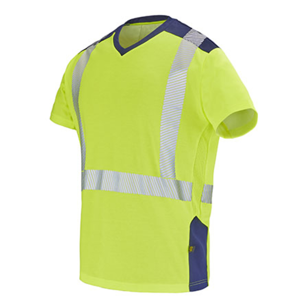 T-SHIRT MANCHES COURTES FLUO SAFE XP GHARBI CEPOVETT - 22-9T84-701
