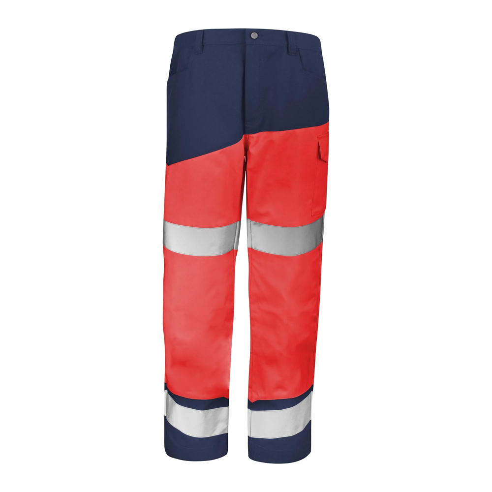 Pantalon rouge fluo/bleu marine FLUO SAFE XP - taille M - CEPOVETT - 22-9B869570-2002-2