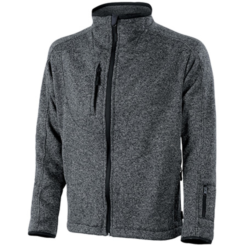 VESTE CALIDUS NOIR CHINE ARTISAN LAFONT - LA-2WATT-1860