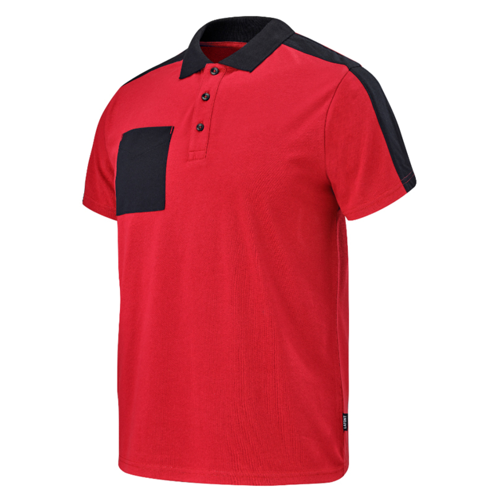 POLO HONE ROUGE / NOIR ARTISAN LAFONT - LA-D190ATT2-917