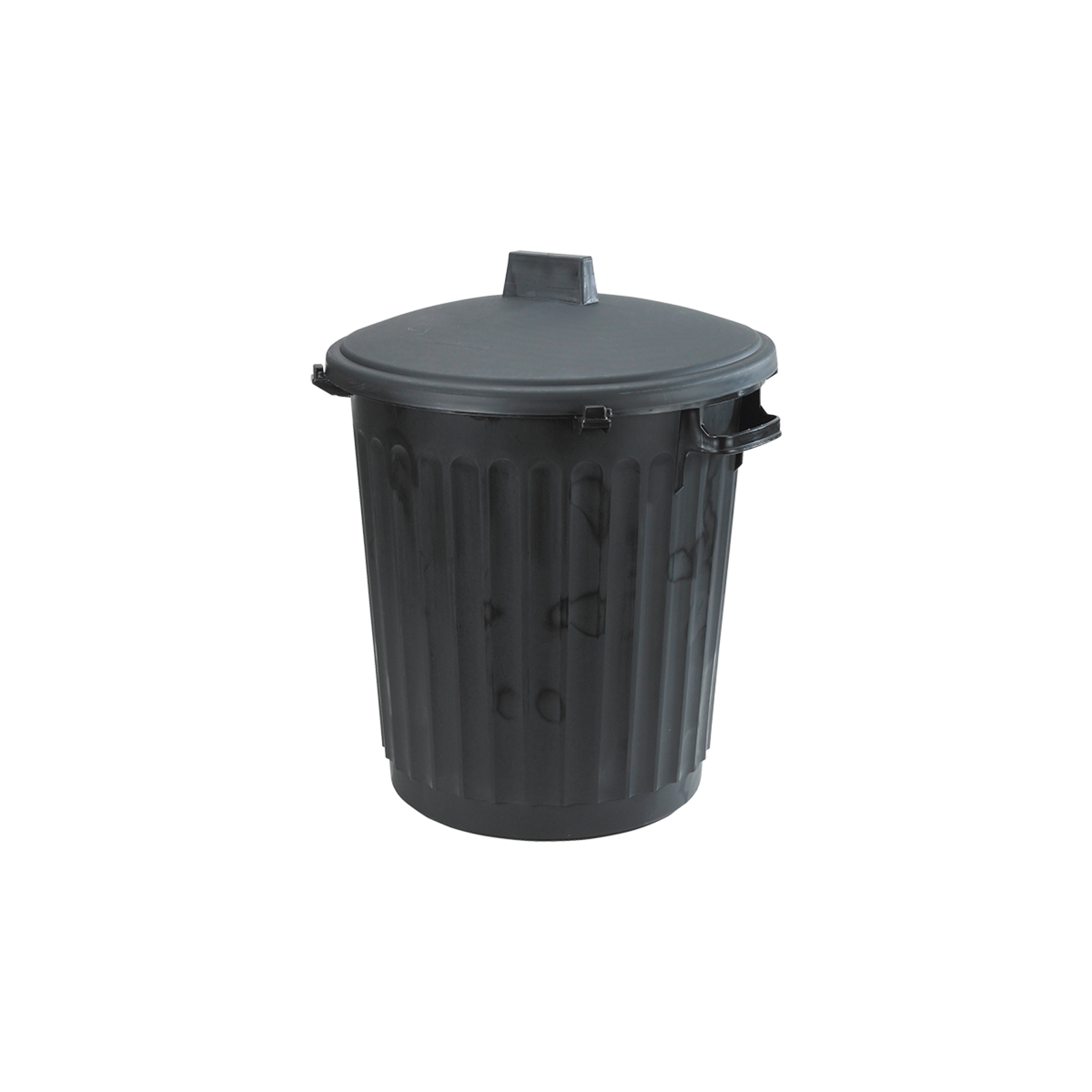 Poubelle plastique 80 L avec couvercle L'OUTIL PARFAIT - 1041000