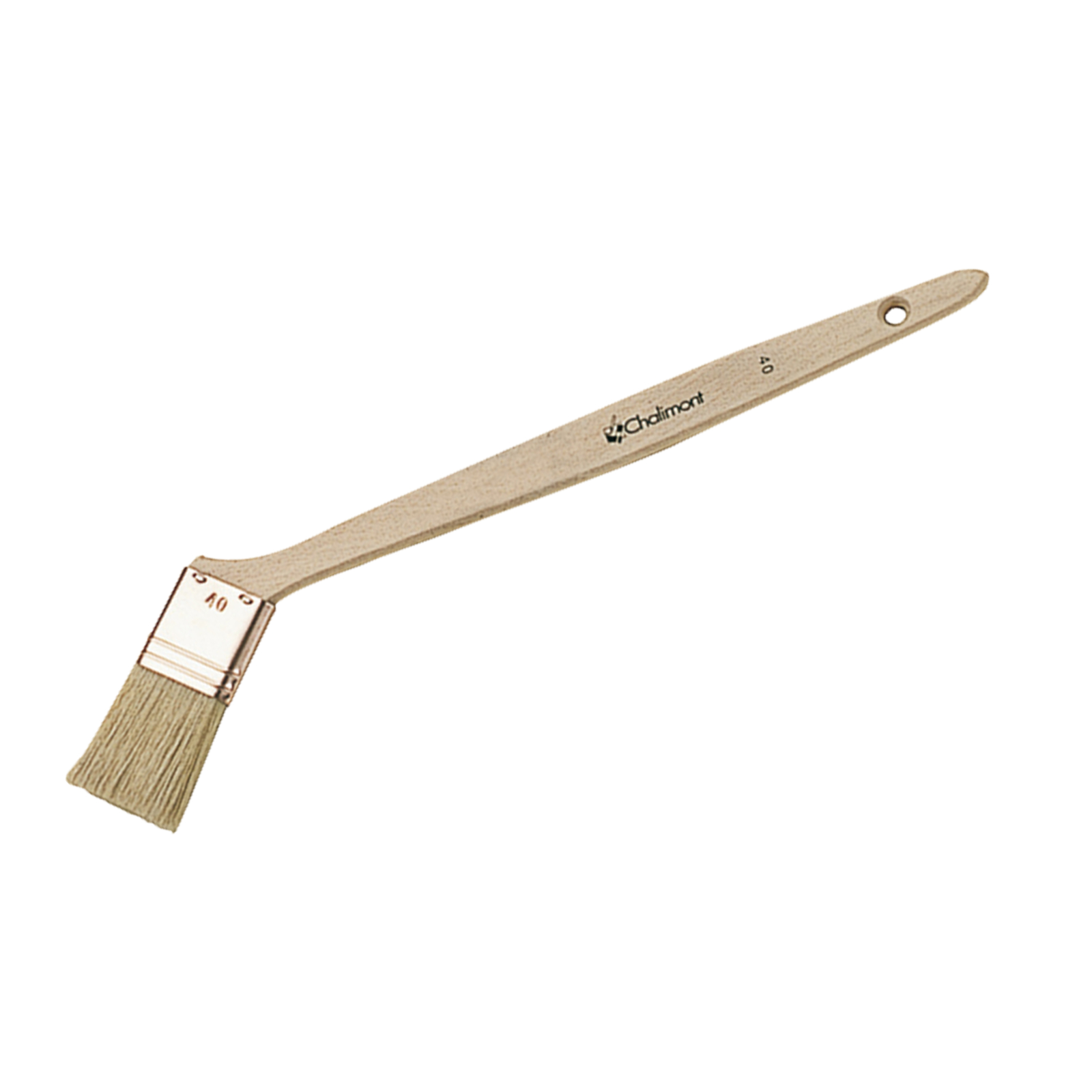 Brosse plate coudée sur chant Taille 30 Sortie Fibres 50 mm Épaisseur 9 mm L'OUTIL PARFAIT - 1301530