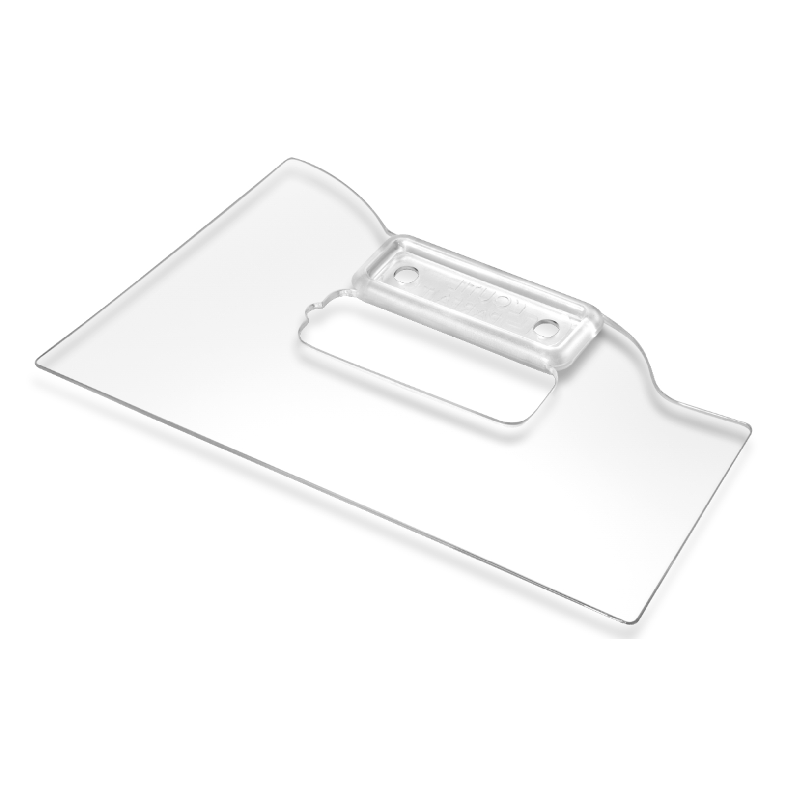 Couteau à Maroufler Plastique transparent dimensions 26 x 12 et 15.5 cm L'OUTIL PARFAIT - 1792000