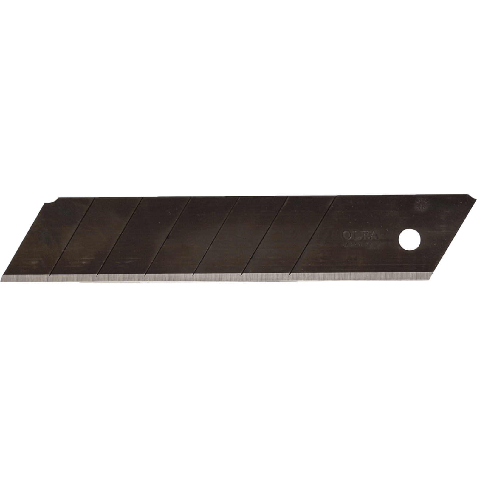 Lame noire cutter 25 mm Étui 5 lames L'OUTIL PARFAIT - 2020000