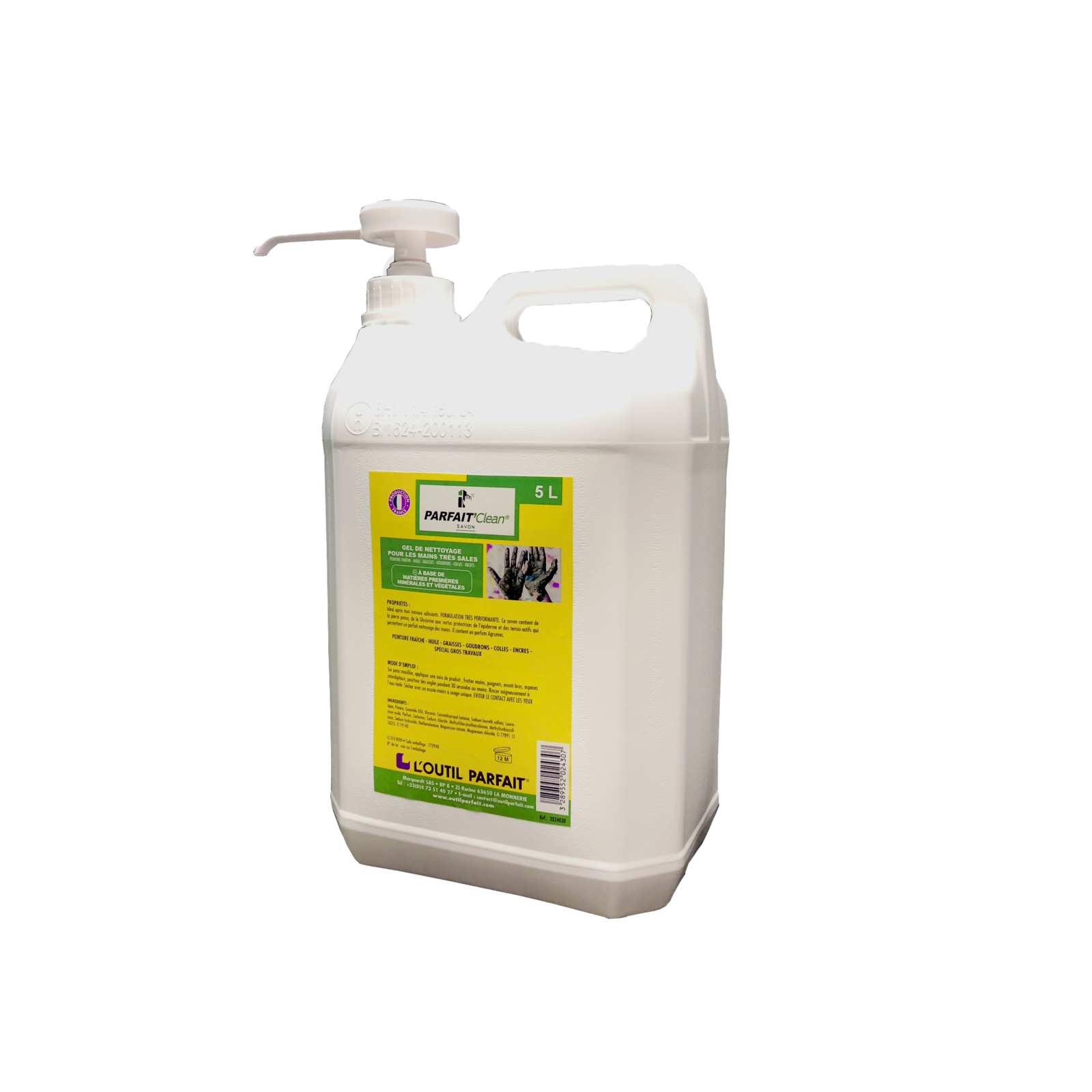 Gel de nettoyage ParfaitClean' 5 L L'OUTIL PARFAIT - 2024030
