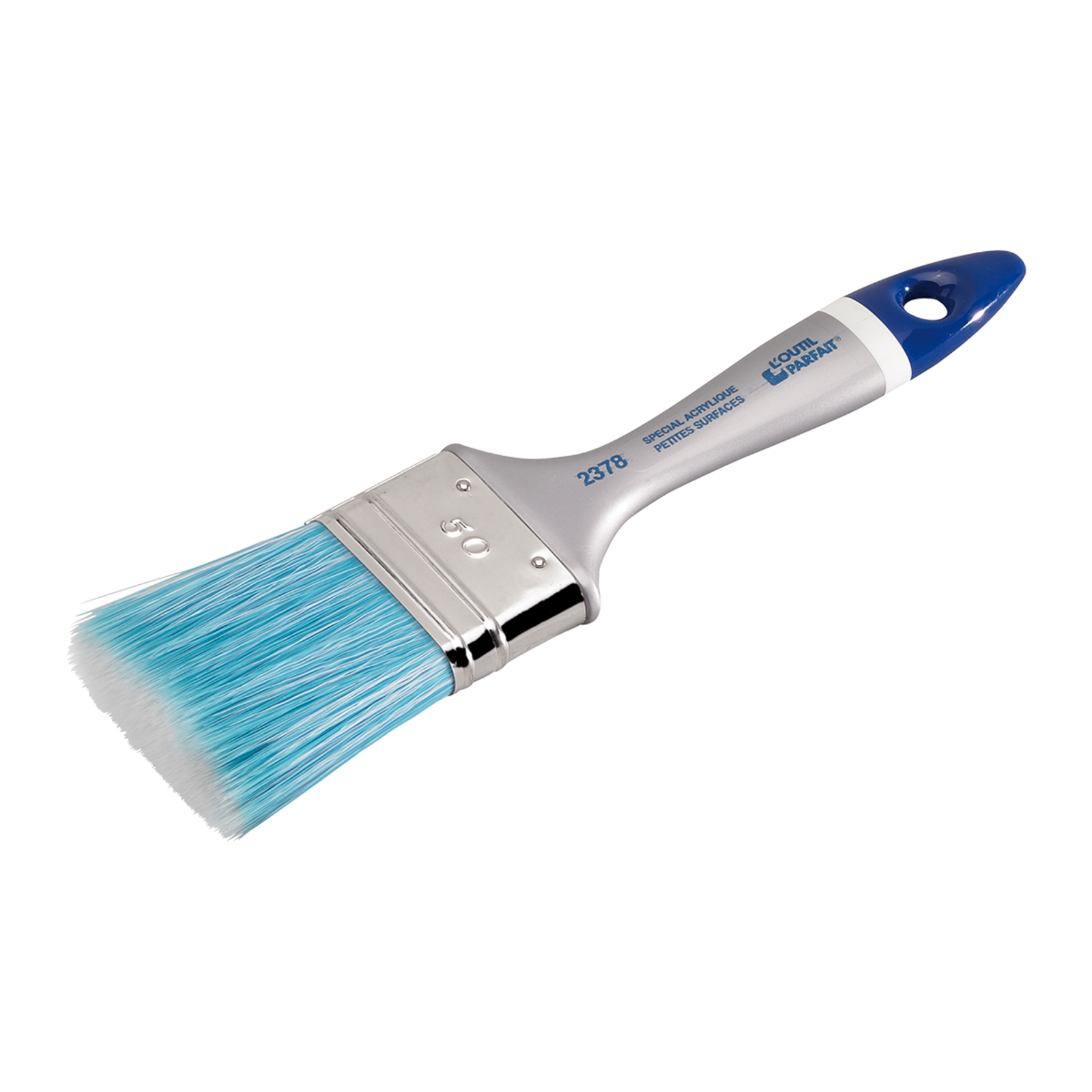 Brosse plate Acrylique Taille 20 Sortie Fibres 49 mm Épaisseur 15 mm L'OUTIL PARFAIT - 2378020