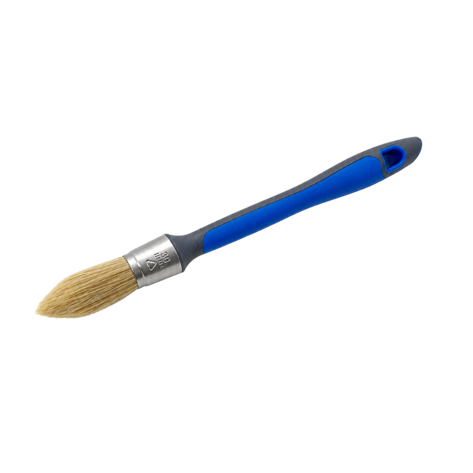 Brosse à rechampir Acrylique Taille 3/0 Sortie Fibres 49 mm Ø 15 mm manche soft L'OUTIL PARFAIT - 2466130