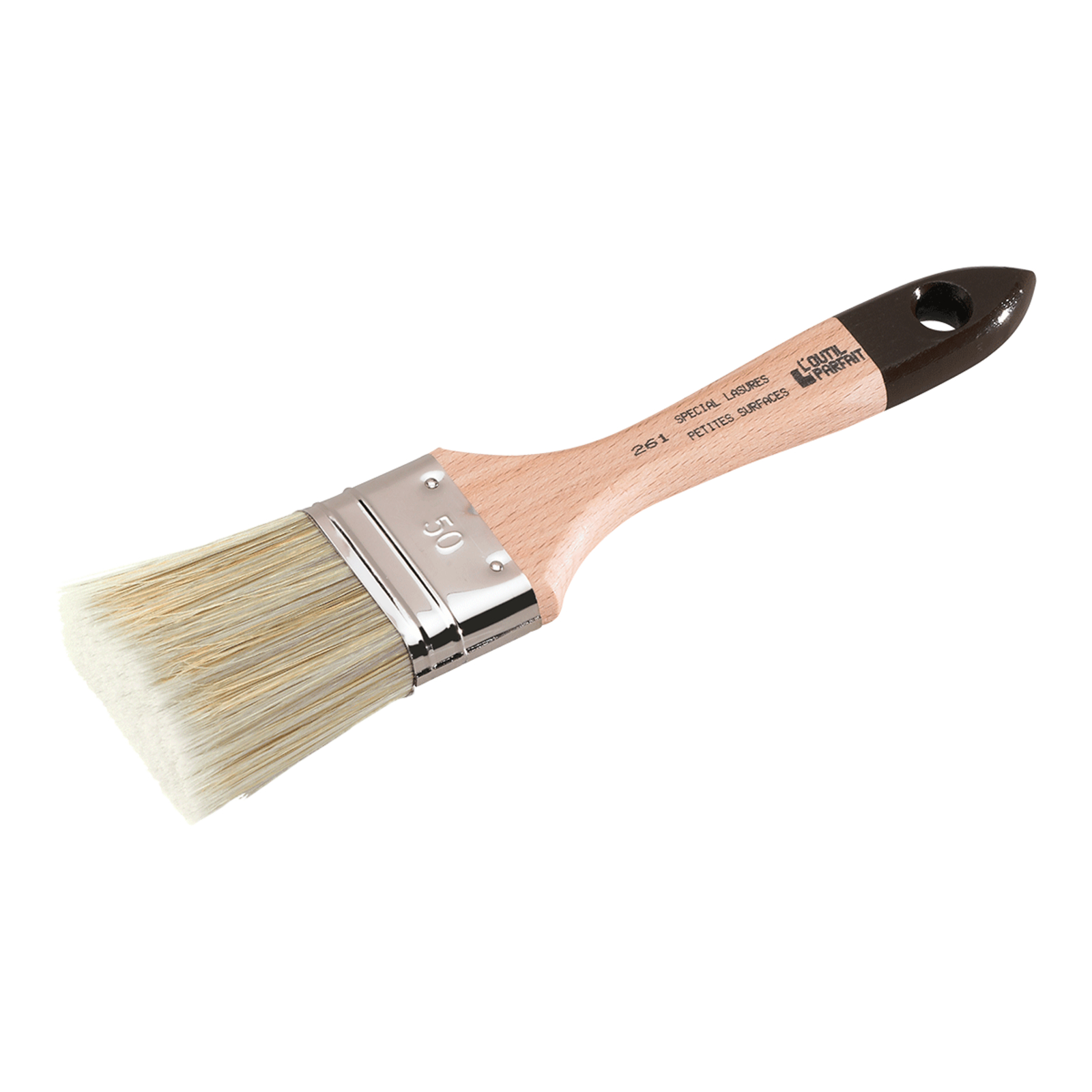 Brosse plate Traitement bois Taille 20 Sortie Fibres 49 mm Épaisseur 9 mm L'OUTIL PARFAIT - 261020