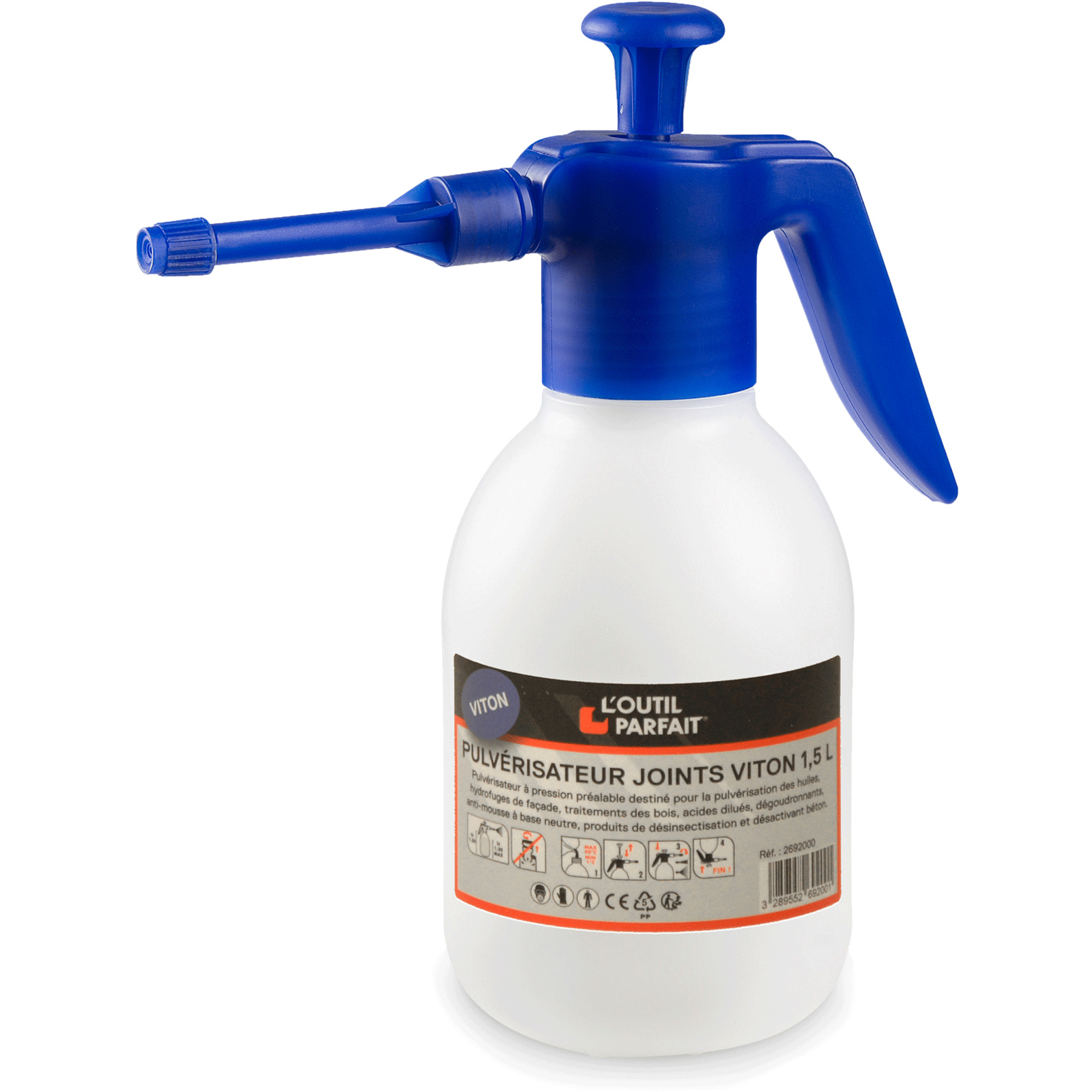 Pulvérisateur 1,5 L Joints Viton L'OUTIL PARFAIT - 2692000