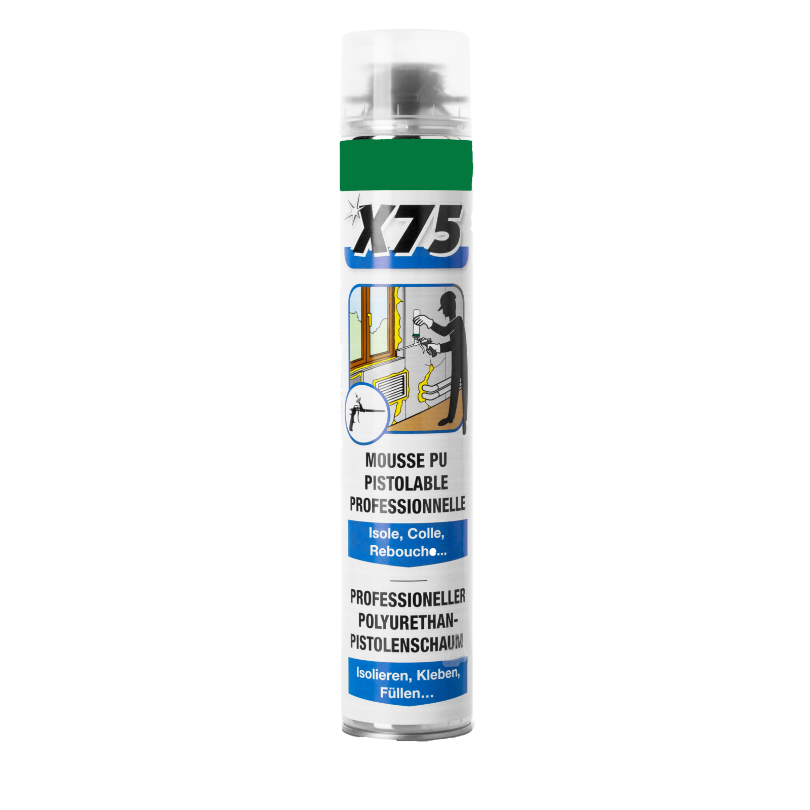 Mousse polyuréthane pistolable 1000 ml L'OUTIL PARFAIT - 2715000