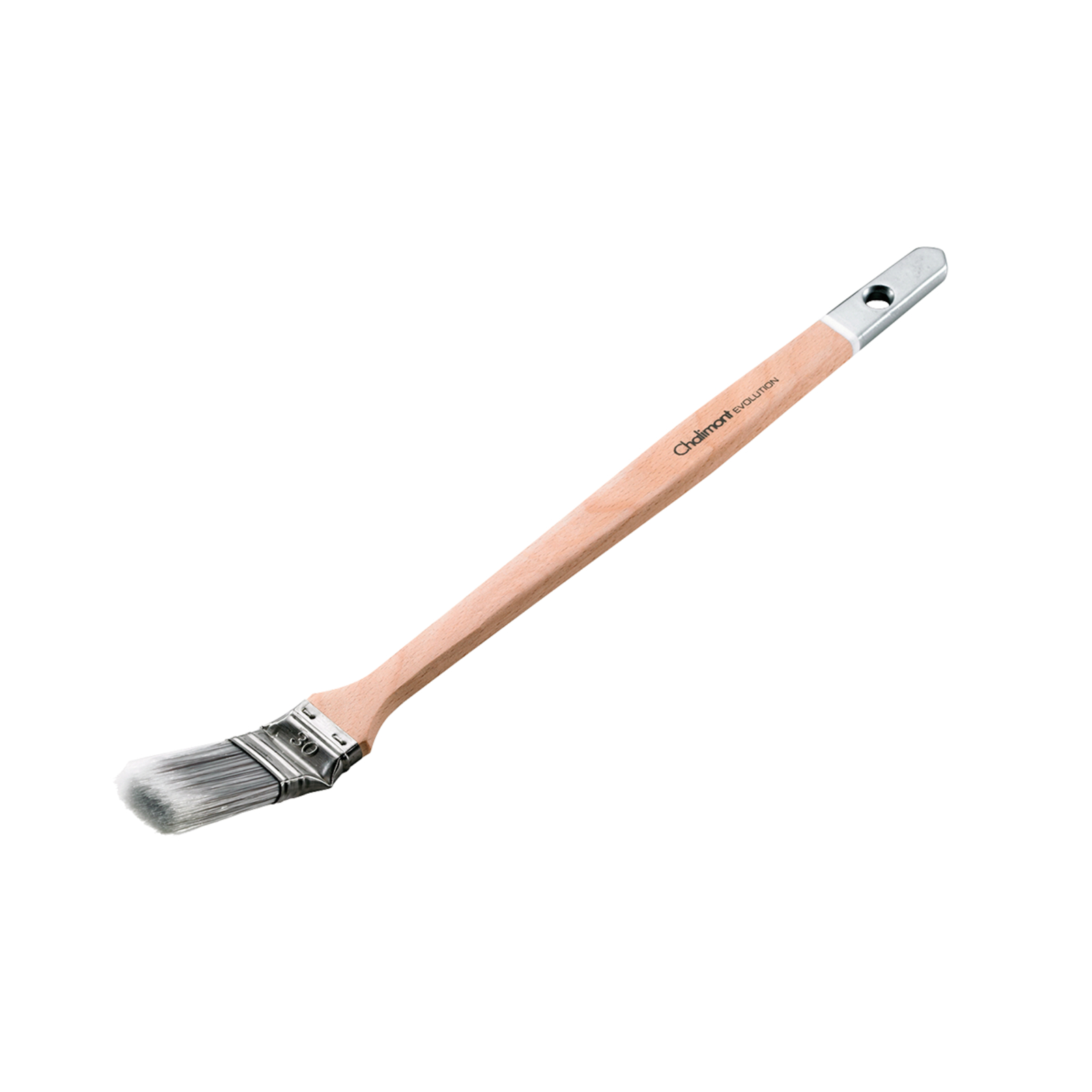 Brosse plate coudée AQUASILVER Taille 30 Sortie Fibres 49 mm Épaisseur 9.5 mm L'OUTIL PARFAIT - 290030