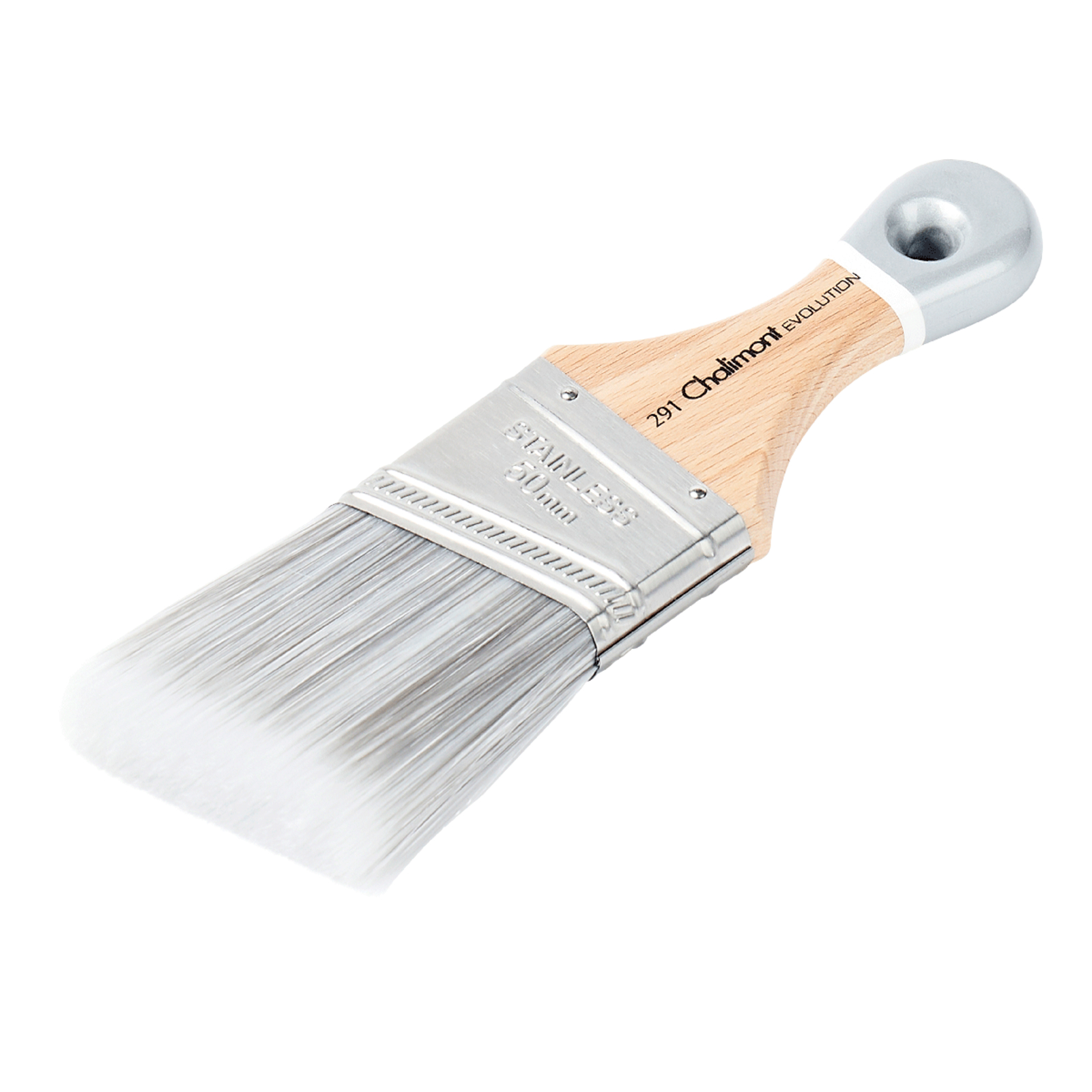 Brosse angulaire Aquasilver Taille 50 Sortie Fibres 59 mm Épaisseur 15 mm manche court L'OUTIL PARFAIT - 291050