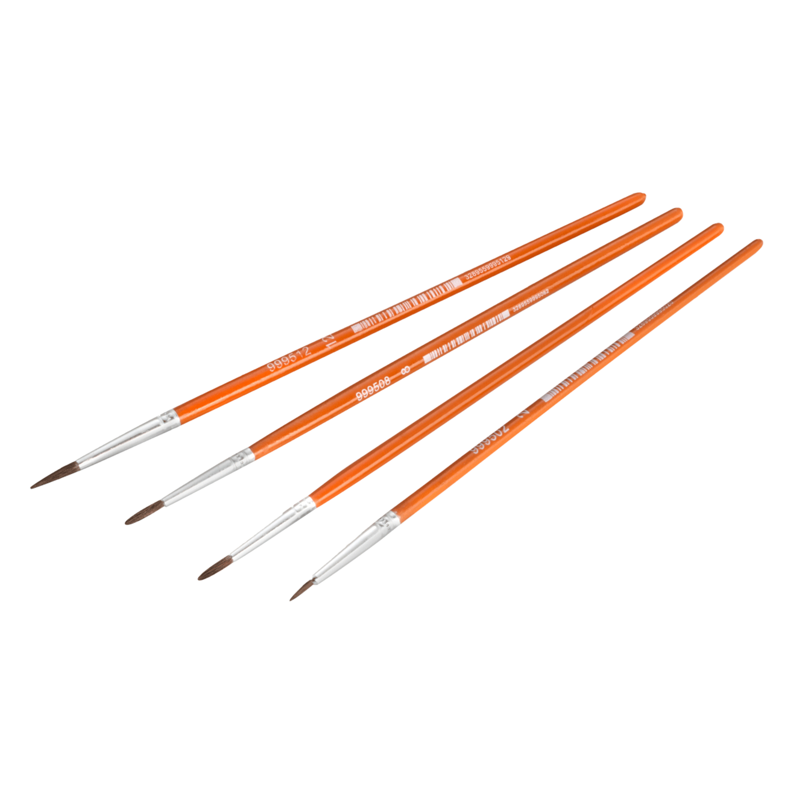Lot de 4 Brosses à tableau Aquarelle Brosses rondes N°2 / 6 / 8 et 12 L'OUTIL PARFAIT - 2917000