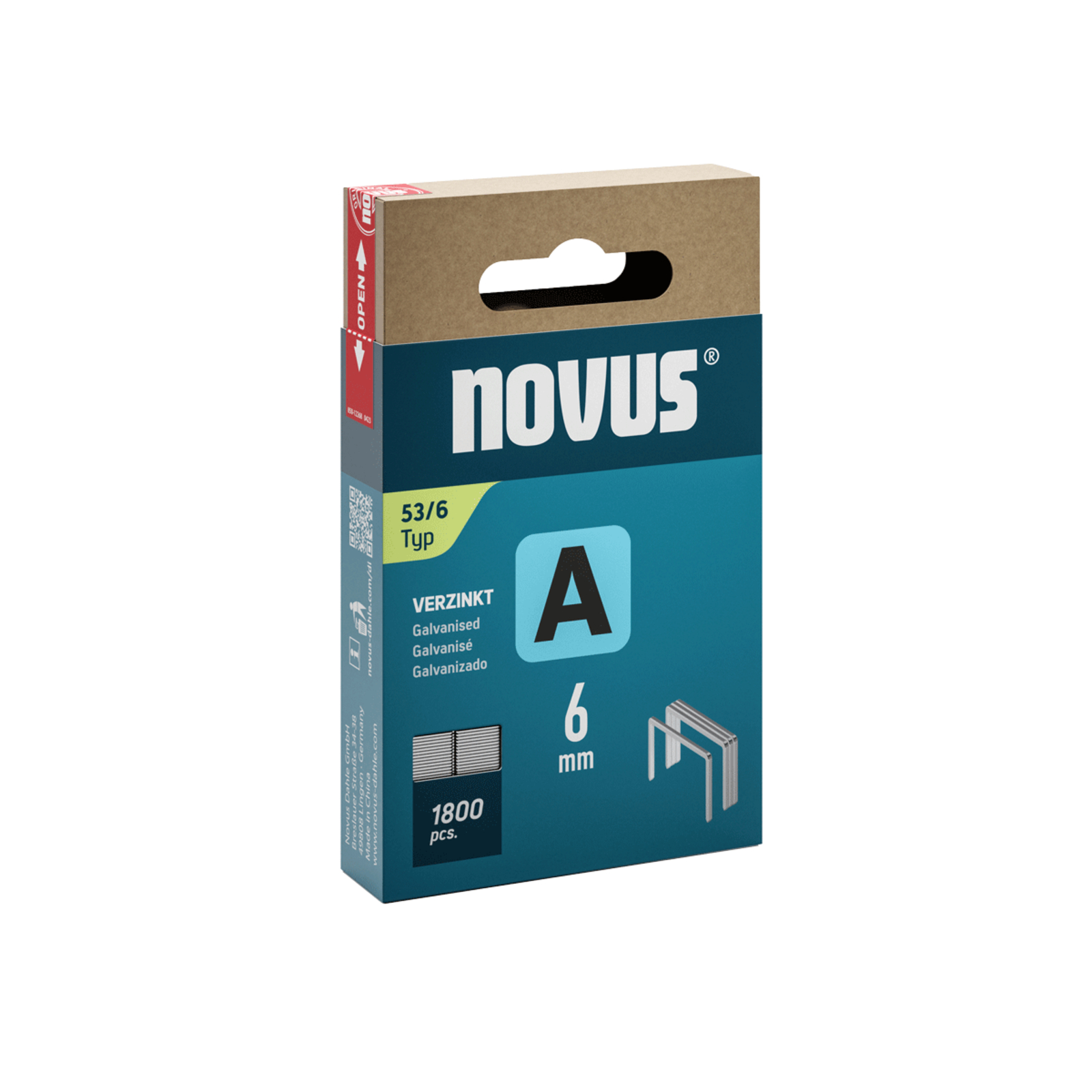 Agrafes A53 Taille 6 mm Boite de 1800 L'OUTIL PARFAIT - 333006
