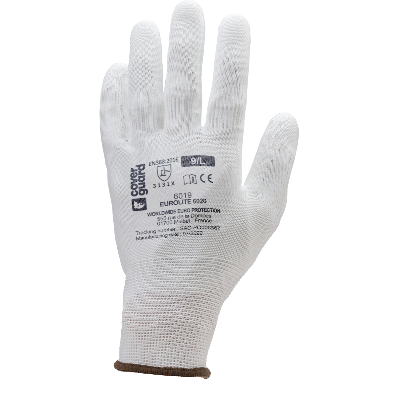 Gants tricot Spécial Peintre Tricot blanc sans couture L'OUTIL PARFAIT