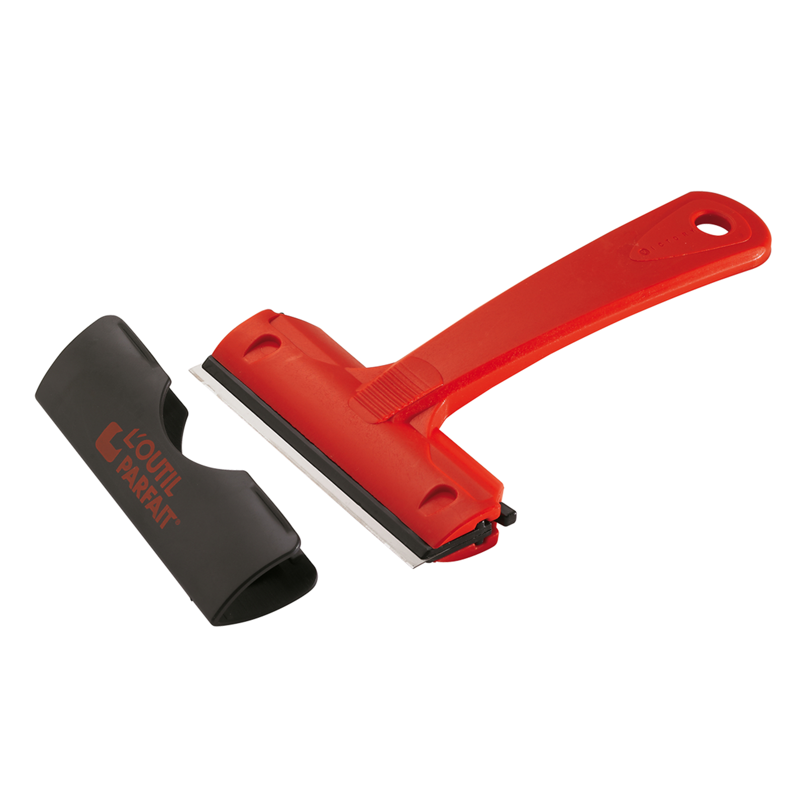 Gratte vitre Taille 8 cm avec lame 8 cm en acier carbone double tranchant L'OUTIL PARFAIT - 368000