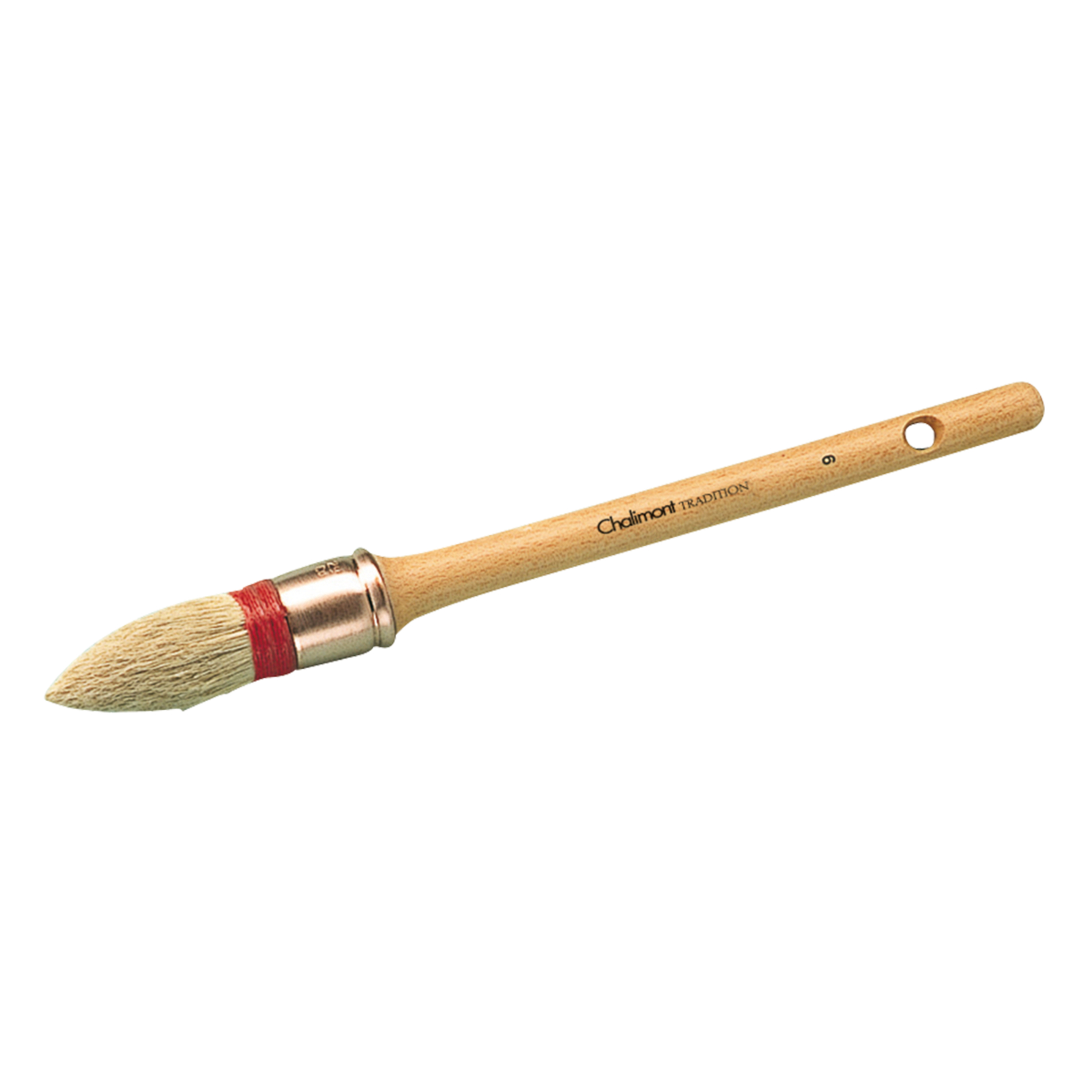 Brosse à rechampir effilée Taille 0 Sortie Fibres 55 mm Ø 18 mm L'OUTIL PARFAIT - 377000