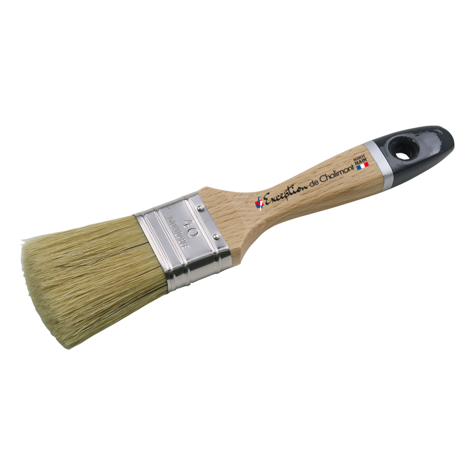 Brosse plate Exception Taille 40 Sortie Fibres 57 mm Épaisseur 18 mm L'OUTIL PARFAIT - 4049040