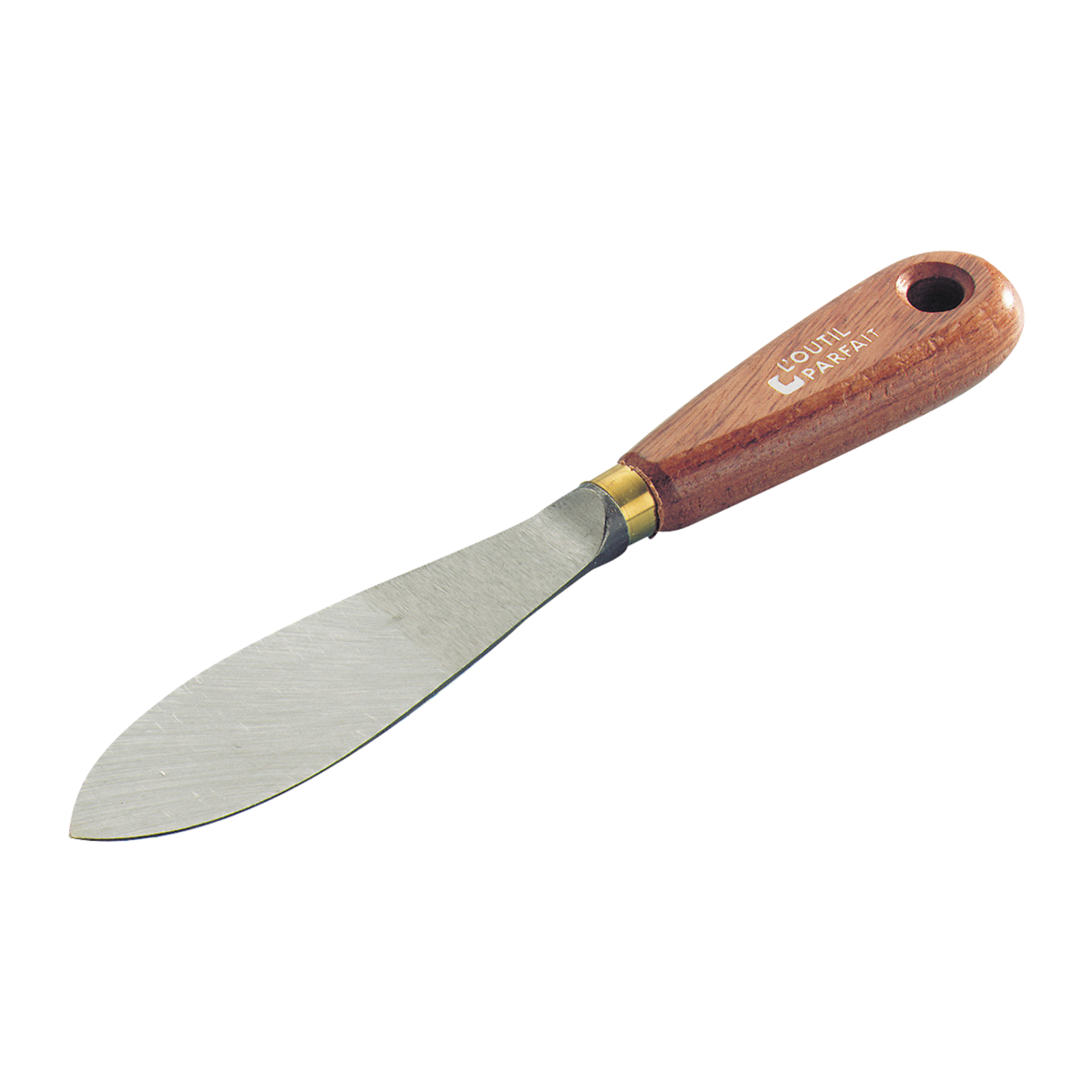 Couteau à mastiquer feuille de laurier avec manche bois exotique L'OUTIL PARFAIT - 486000