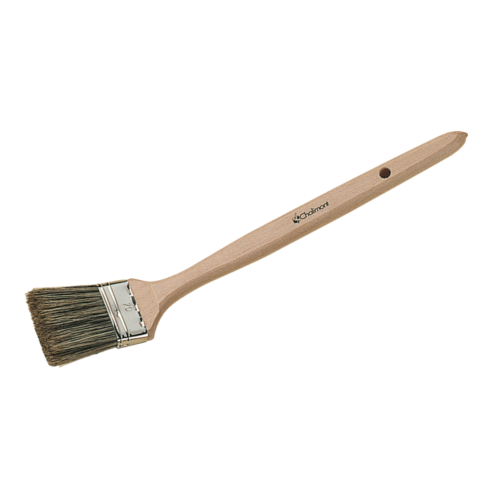 Brosse plate coudée Taille 70 Sortie Fibres 69 mm Épaisseur 18 mm L'OUTIL PARFAIT - 55070