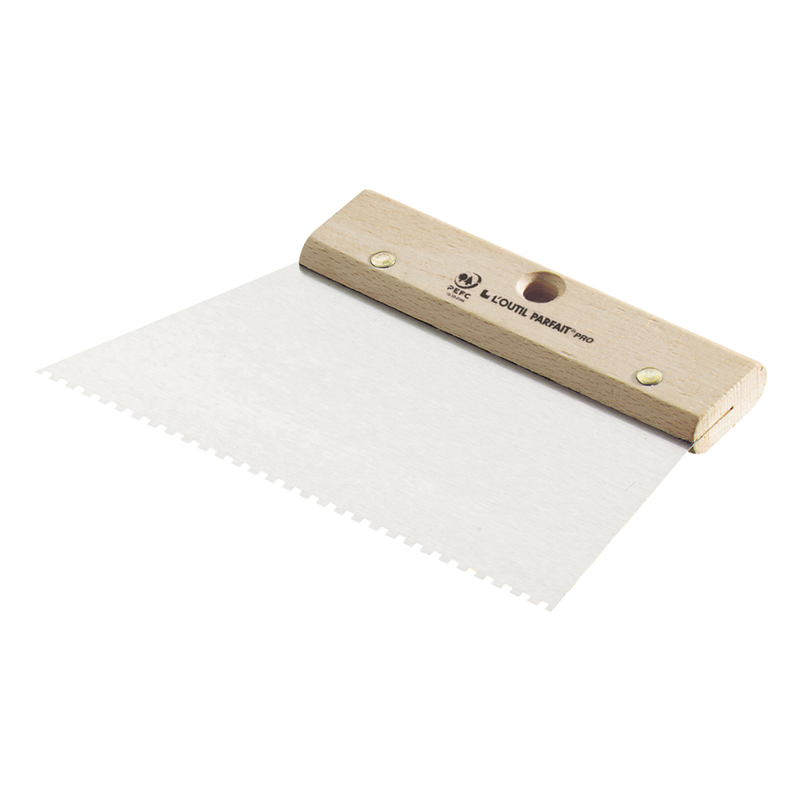 Couteau à colle Rectangle Taille 12 cm Dépose 450 à 550 g/m² Type TKB-R L'OUTIL PARFAIT - 560112