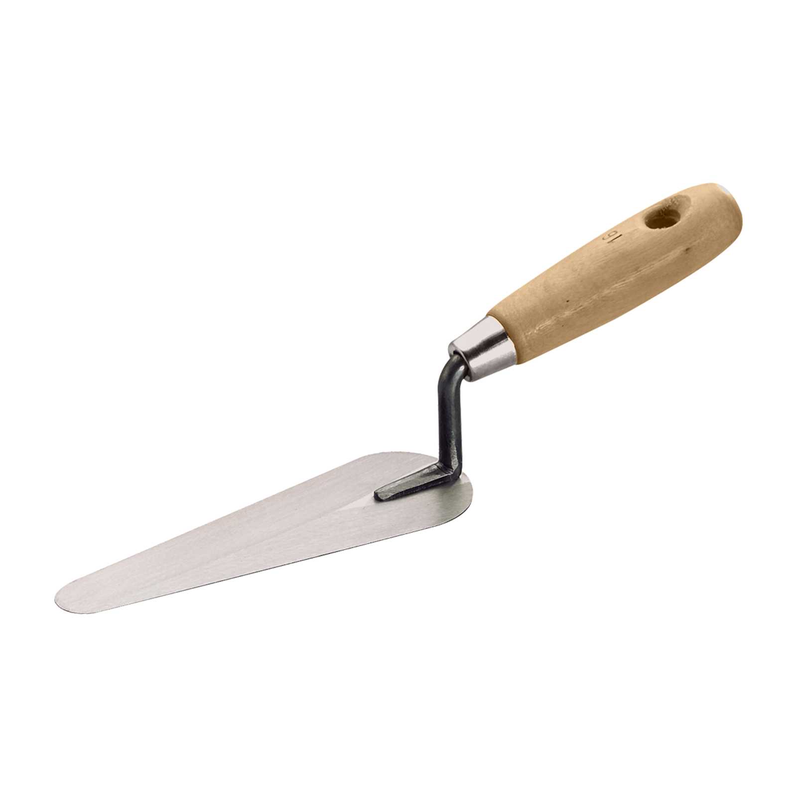 Truelle Langue de chat Taille 160 mm manche bois verni L'OUTIL PARFAIT - 636160