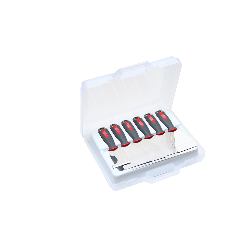 VALISE PLAQUISTE 6 COUTEAUX ALU-CHOC L'OUTIL PARFAIT - 80117