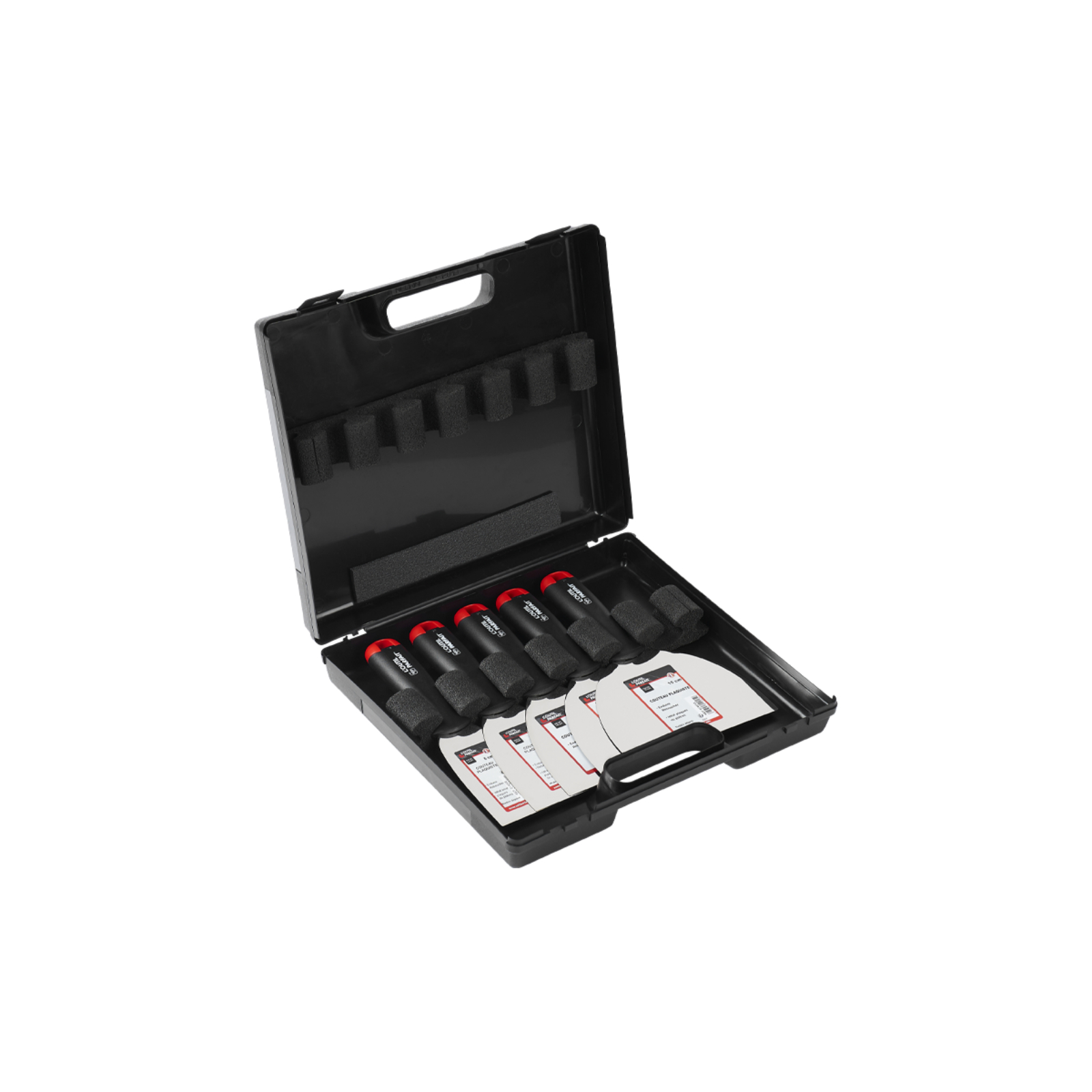Valise 5 couteaux Plaquiste Mallette dimensions 375 x 280 x 80 mm L'OUTIL PARFAIT - 80238
