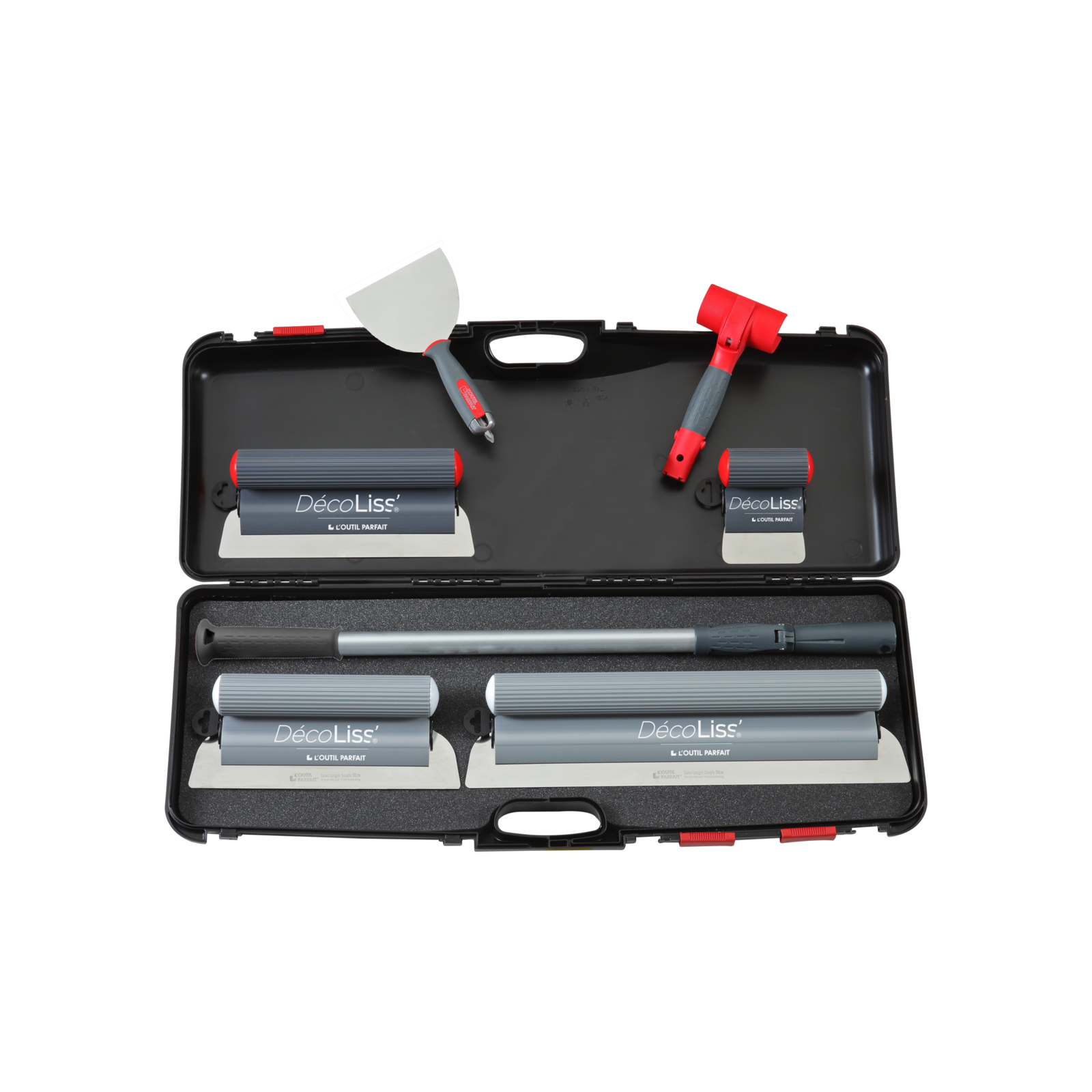 Valise DécoLiss' Plaquiste Kit 7 pièces 82 x 30 x 8.5 cm L'OUTIL PARFAIT - 80492