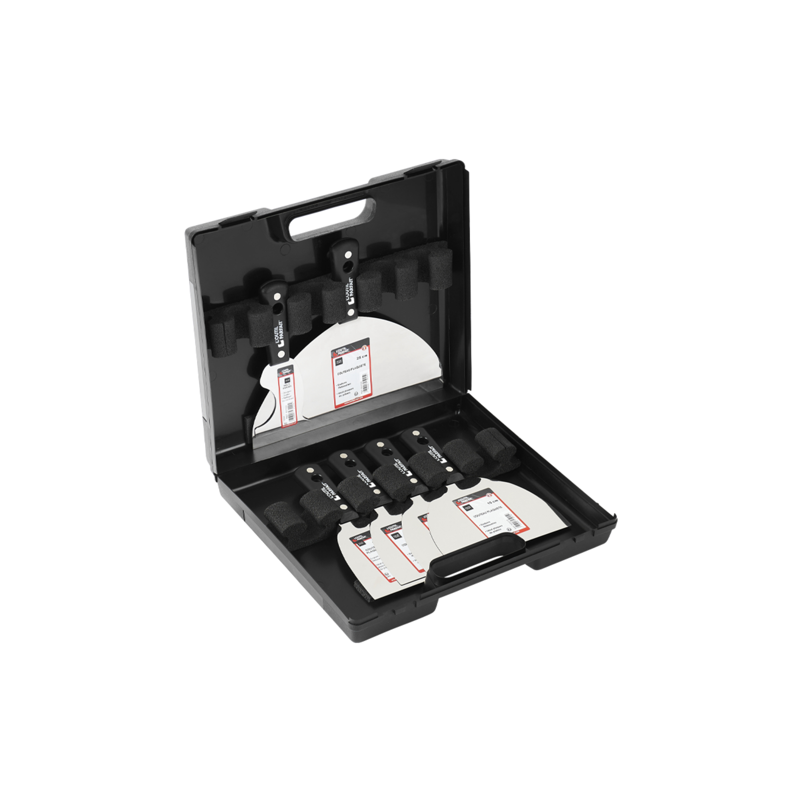 Valise Plaquiste 6 couteaux 37.5 x 28 x 8 cm L'OUTIL PARFAIT - 8077
