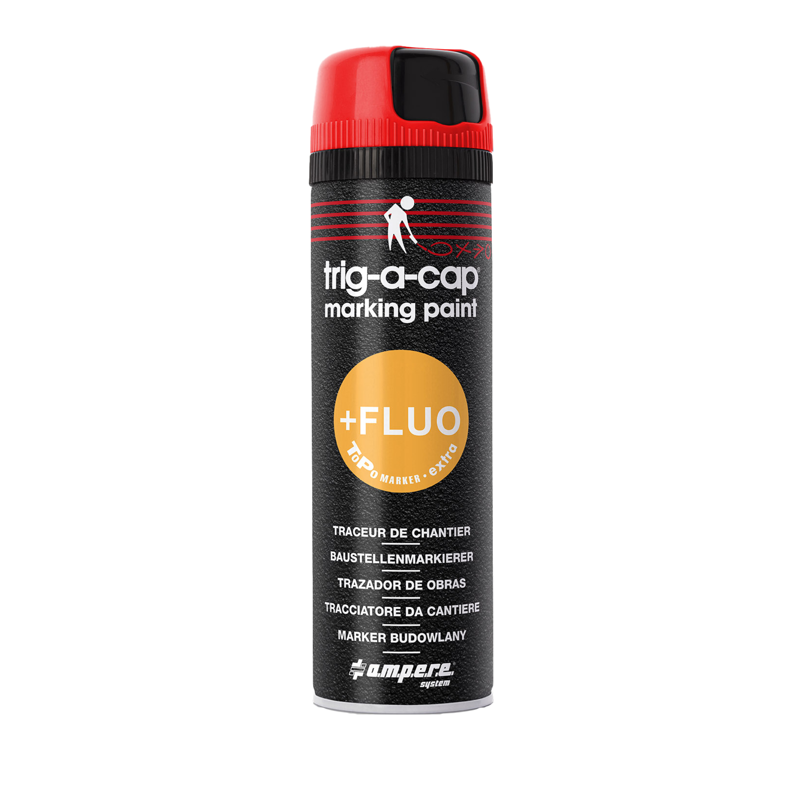 Aérosol Traceur chantier Vert Peinture fluorescente 500 ml Marquage temporaire L'OUTIL PARFAIT - 920006