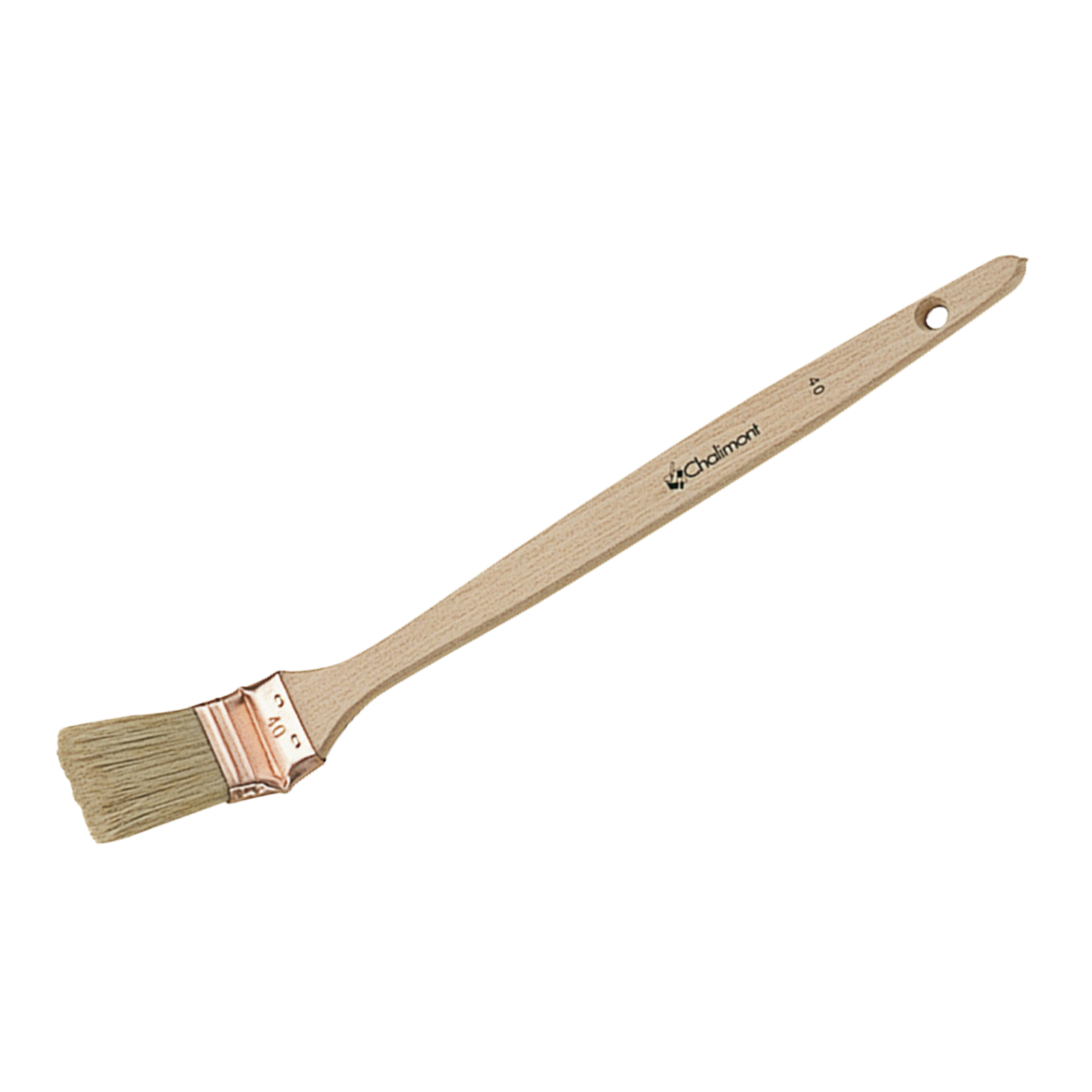 Brosse plate coudée Taille 35 Sortie Fibres 50 mm Épaisseur 9 mm toutes peintures L'OUTIL PARFAIT - 947535