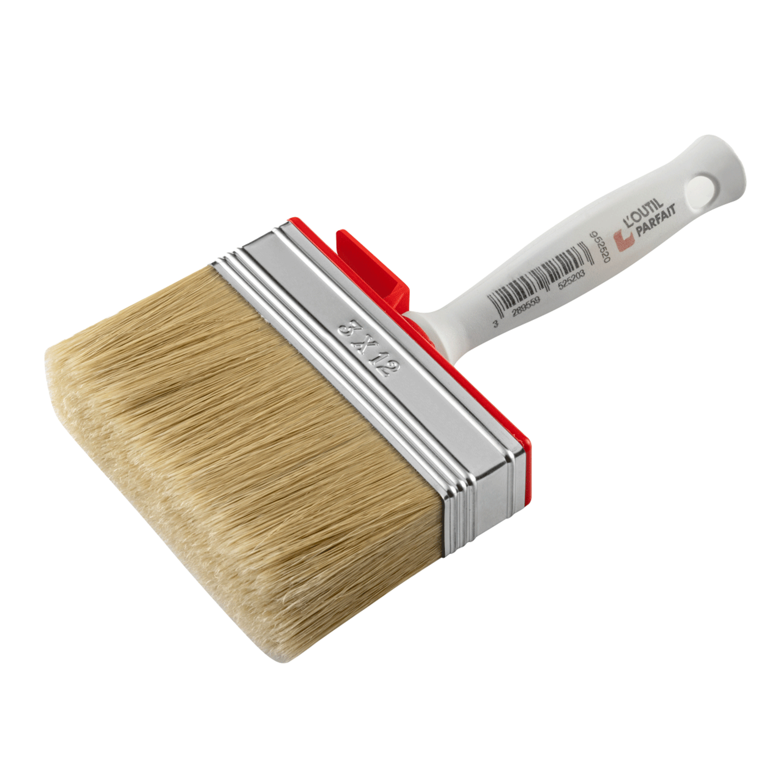 Brosse plate à peindre Taille 120 Sortie Fibres 62 mm dimensions 120 x 30 mm L'OUTIL PARFAIT - 952520