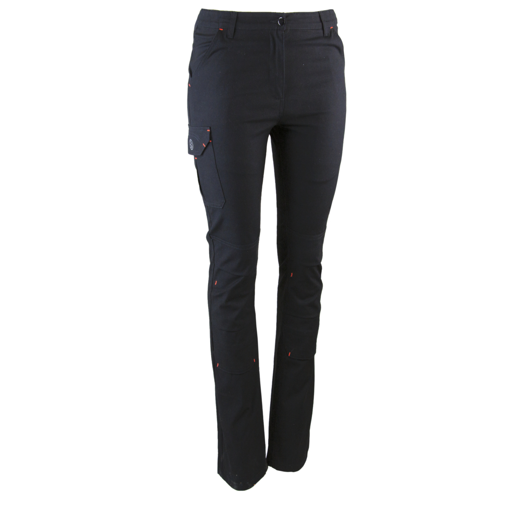 Pantalon femme gamme basic stretch SOUPLESSE NOIR - LMA LEBEURRE - 1617