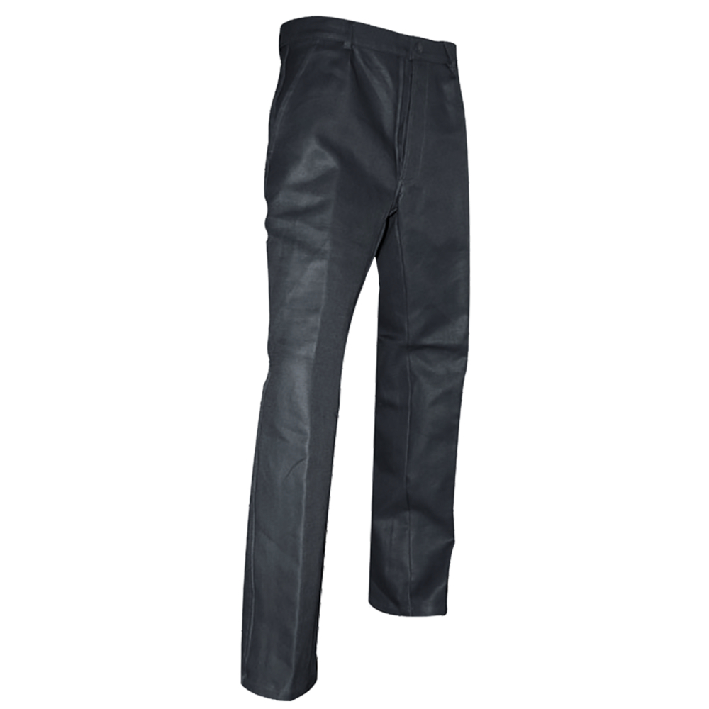 Pantalon brag. à boutons  PLACO GRIS - LMA LEBEURRE - 1733