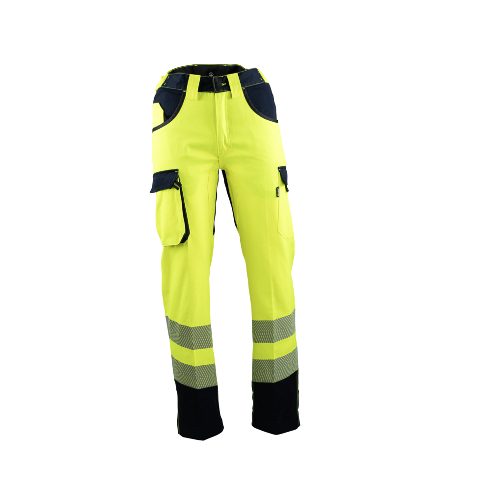 Pantalon Authentic HV CAPTEUR JAUNE MARINE - LMA LEBEURRE - 1786