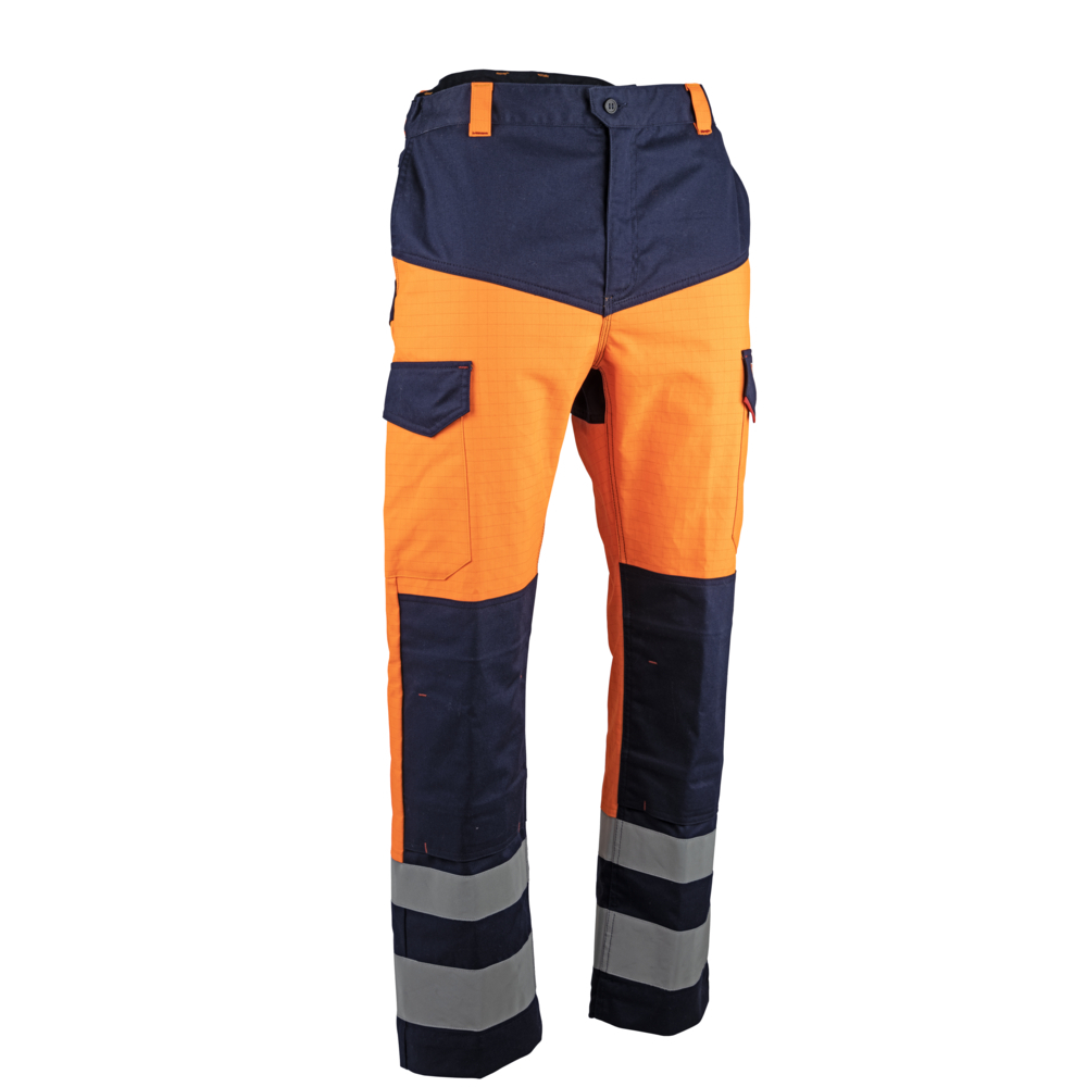 RISK E2 HV PG - Pantalon GALAXIE ORANGE MARINE - LMA LEBEURRE - 1849