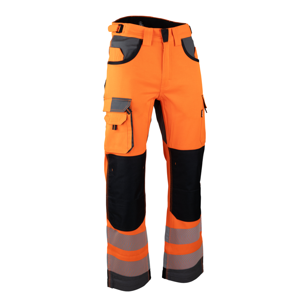 Pantalon Authentic HV BRILLANT ORANGE GRIS ACIER - LMA LEBEURRE - 1853