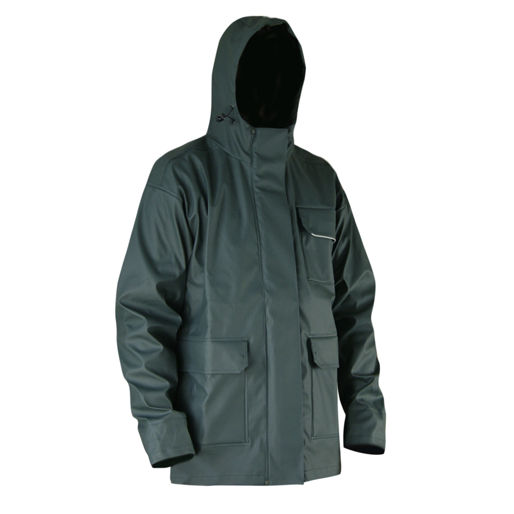 Veste de pluie gamme TOP ORAGE KAKI FONCÉ - LMA LEBEURRE - 2055