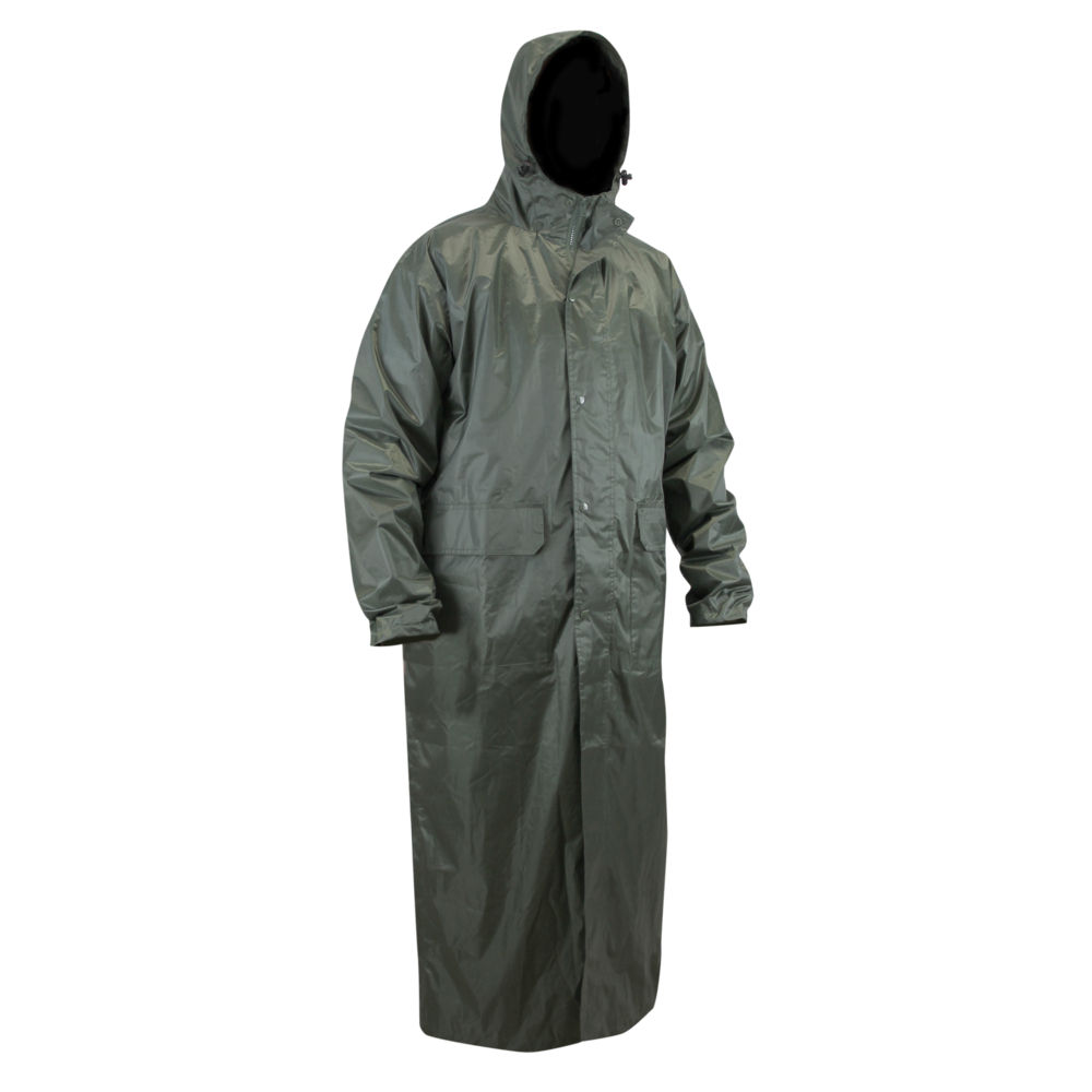 Veste longue de pluie gamme MEDIUM BLIZZARD KAKI FONCÉ - LMA LEBEURRE - 2094