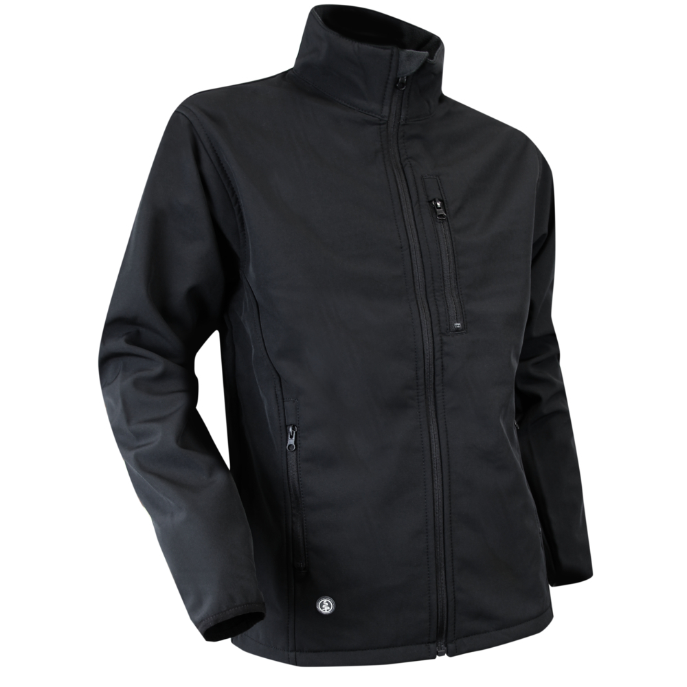 Softshell zippée QUARTZ NOIR - LMA LEBEURRE - 214300